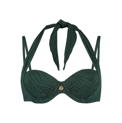 Wow Multiway bikini top dames groen dessin