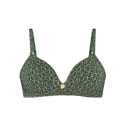 Wow Triangle bikini top dames groen dessin