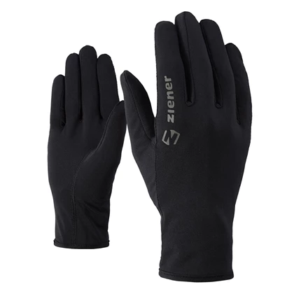 Ziener Innerprint Touch thermo handschoenen zwart