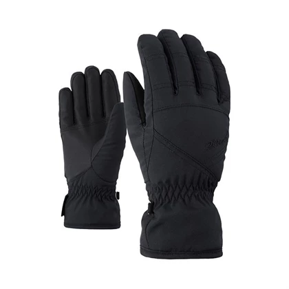 Ziener Kimal ski handschoenen vinger da zwart