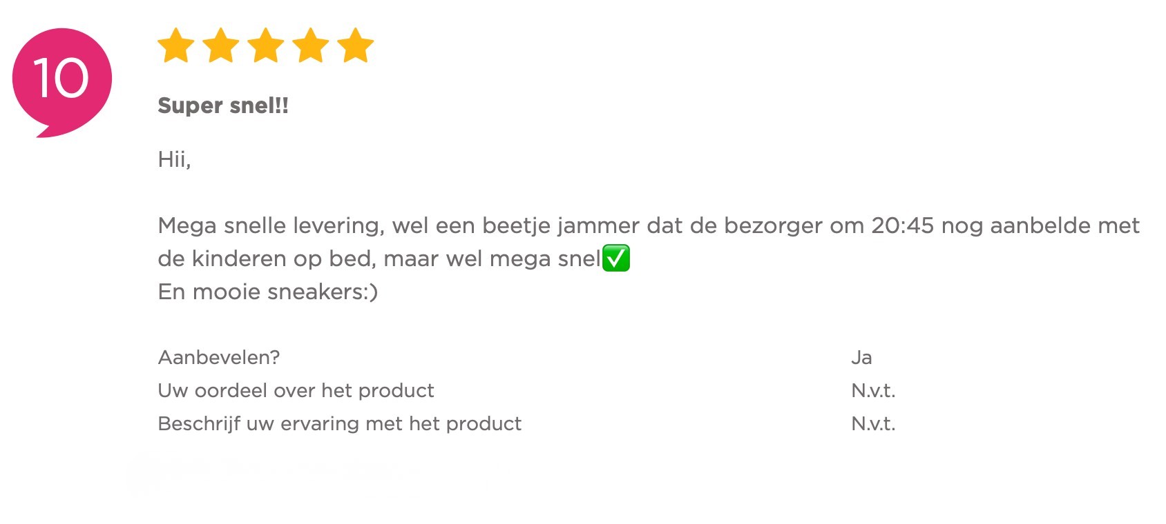 Kiyoh review over Herqua Sports 1