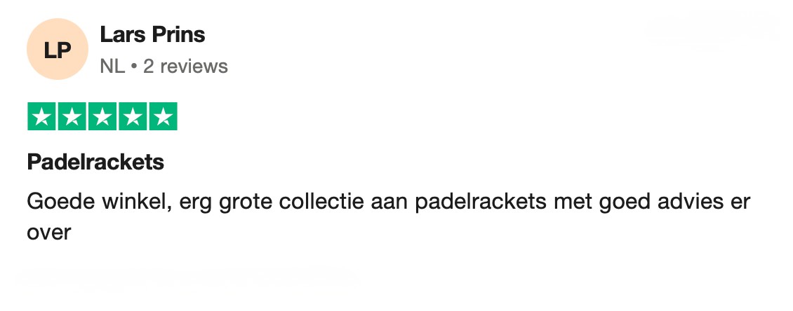 Trustpilot review over Herqua Sports 3