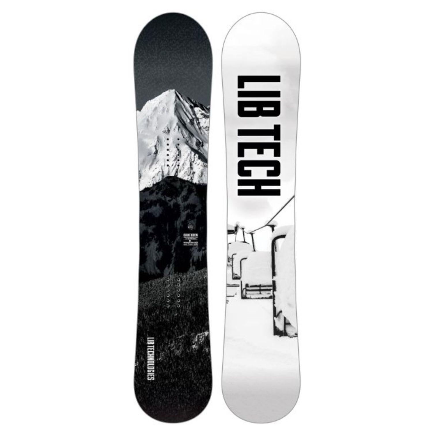 Libtech Cold Brew 26/27 All-mountain snowboard Grijs