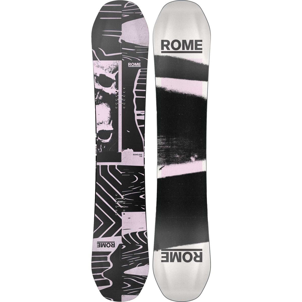 Rome Boneless All-mountain snowboard Zwart