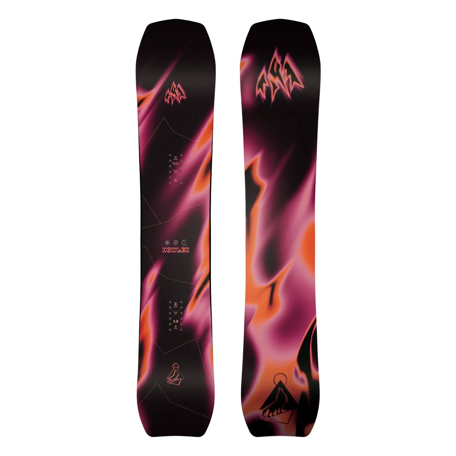 Jones Howler 26/27 All-mountain snowboard dames Rood