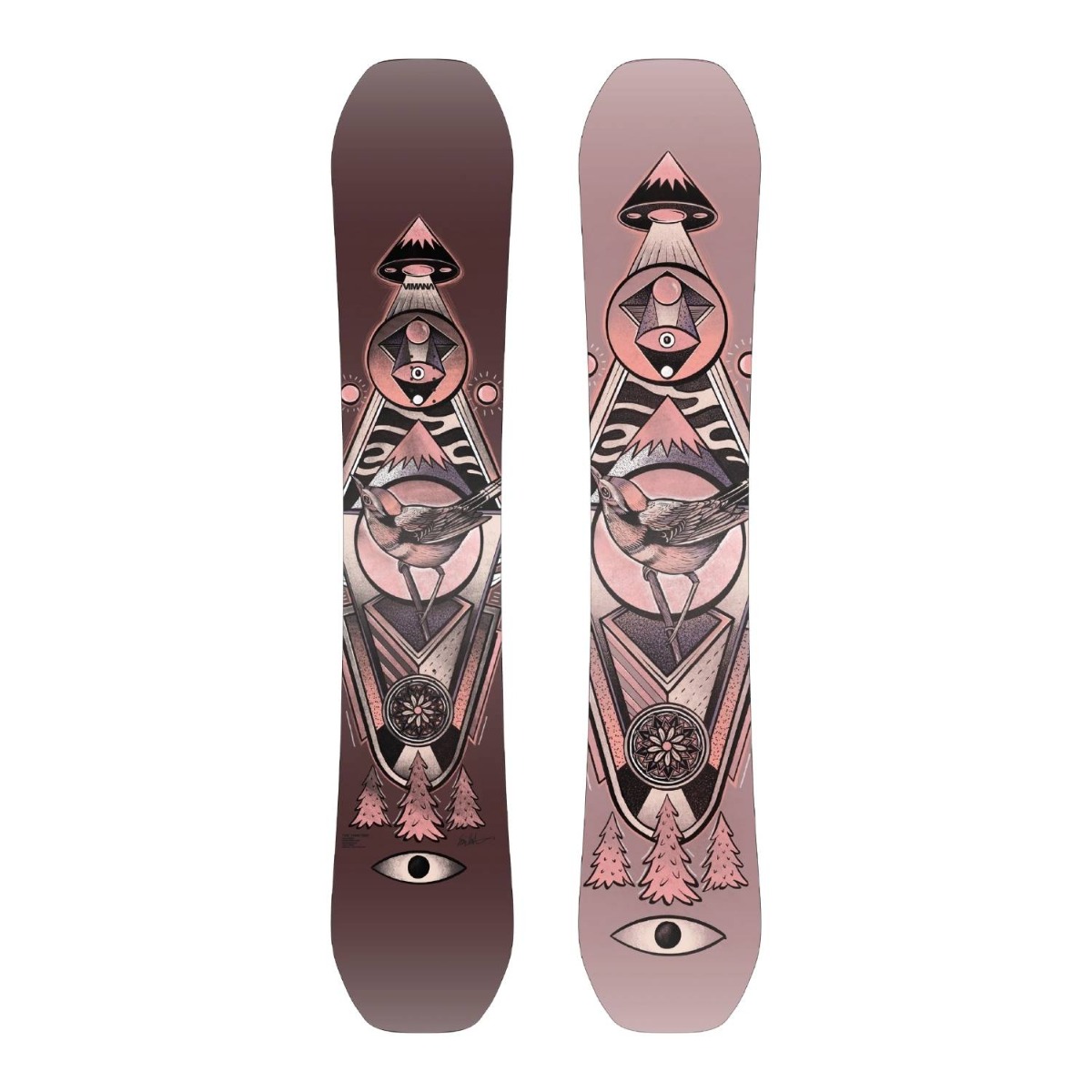 Vimana All-mountain freestyle snowboard dames Rood
