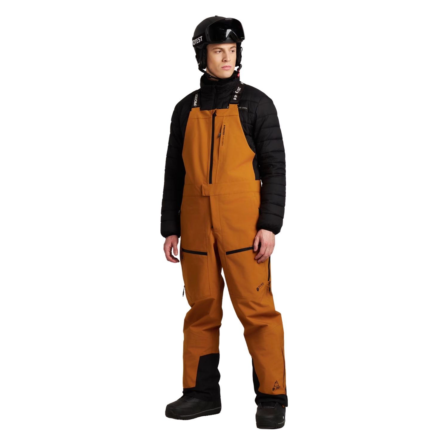Protest Prtarmand Salopette Skibroek Heren Bruin Xl
