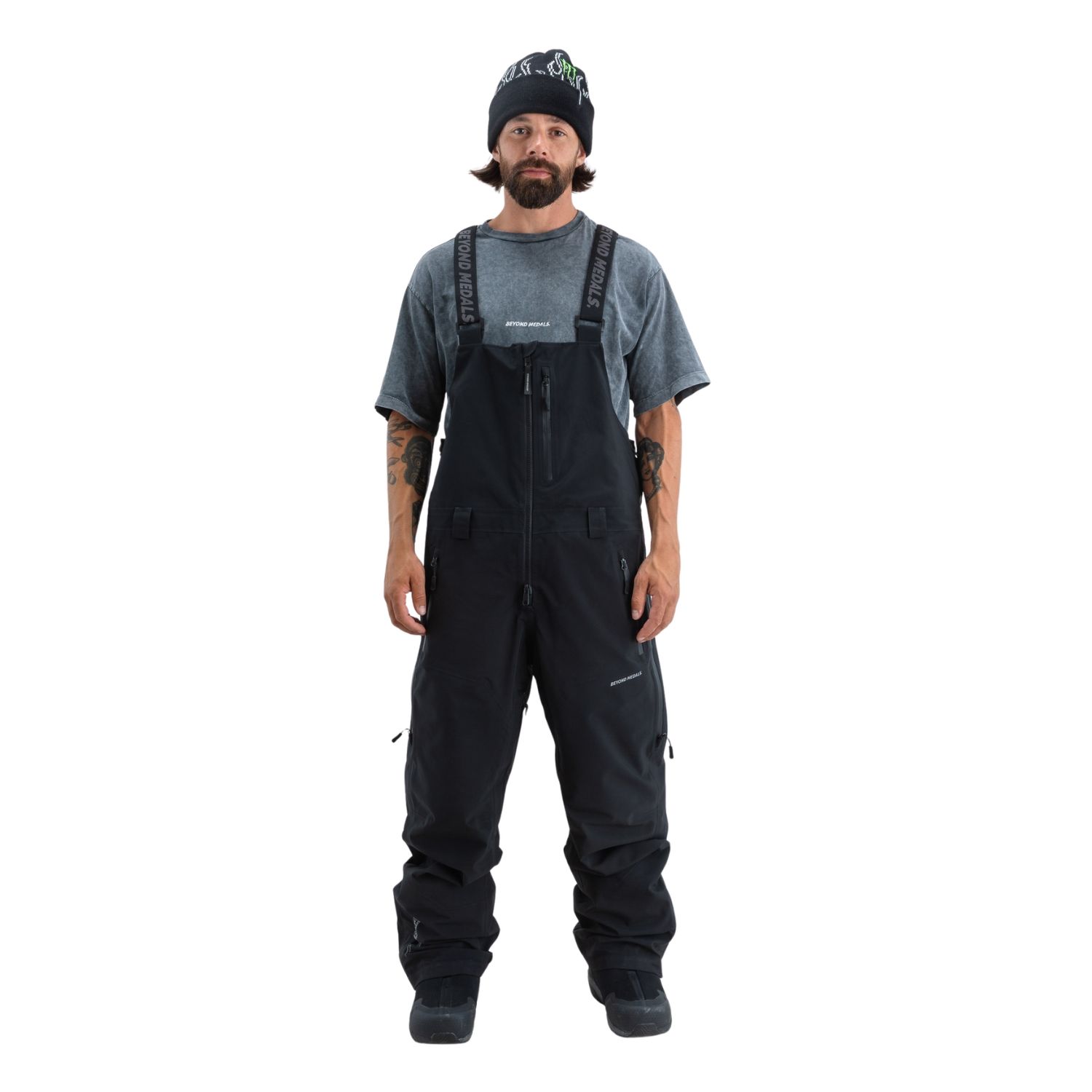 Beyond Medals Tech Bib 2.0 3l Ski- En Snowboardbroek Heren Zwart S