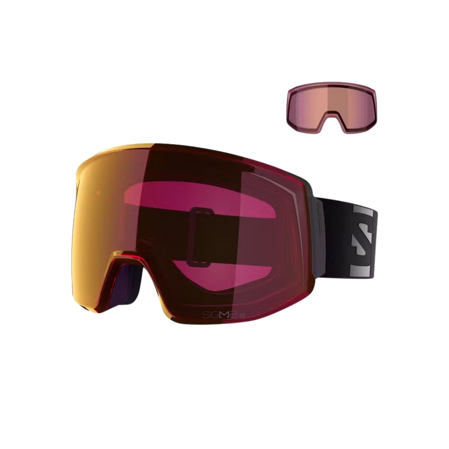 Salomon Skarn Prime Sigma + Lens Ski- en snowboardbril Zwart