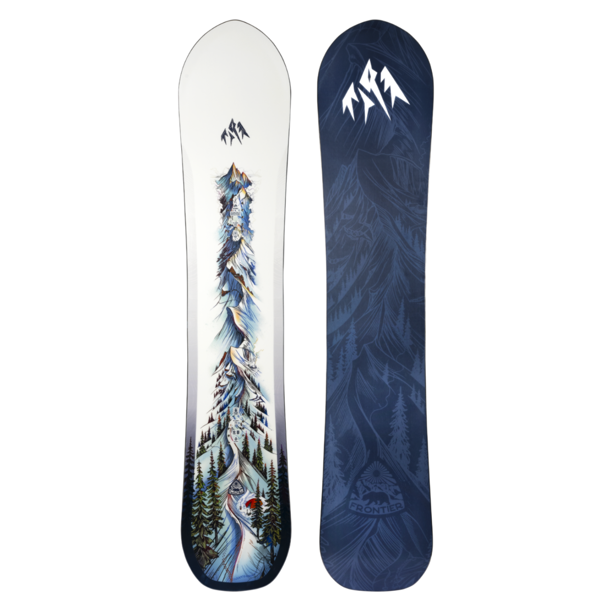 Jones Frontier 26/27 All-mountain Snowboard Wit Dessin 165