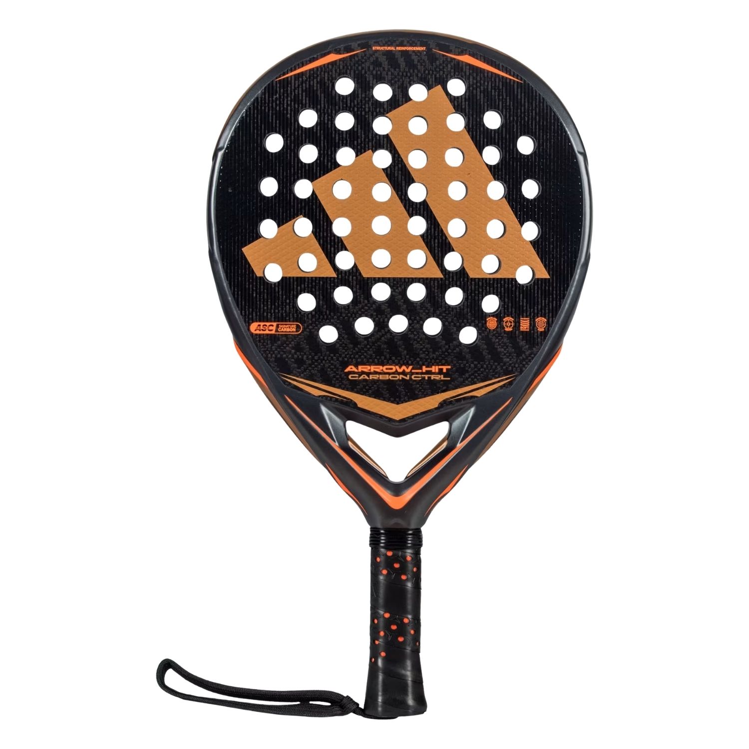 Adidas arrow hit carbon ctrl26 Padelracket competitie Antraciet