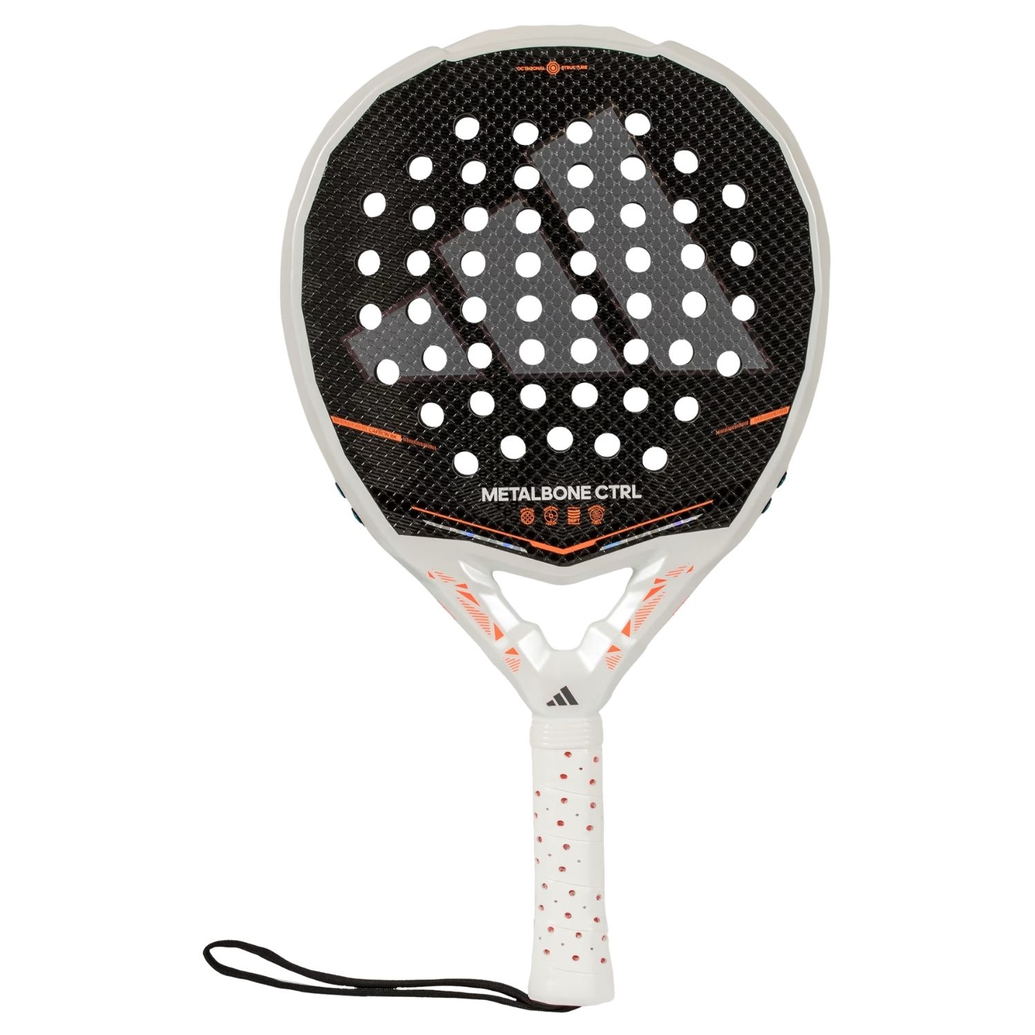 Adidas Metalbone Control 2026 Padelracket competitie Zwart