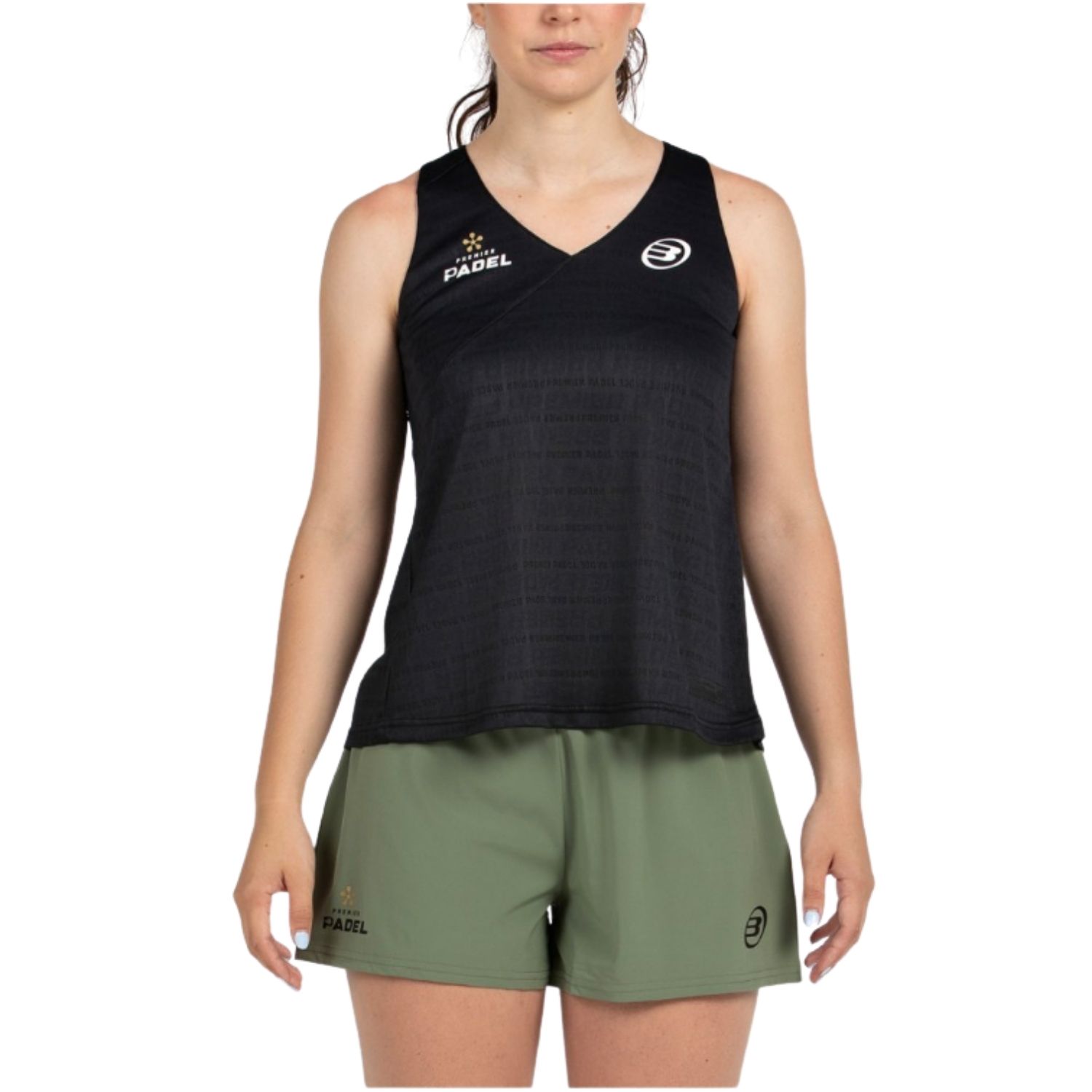 Bullpadel Tennis Singlet Dames Zwart