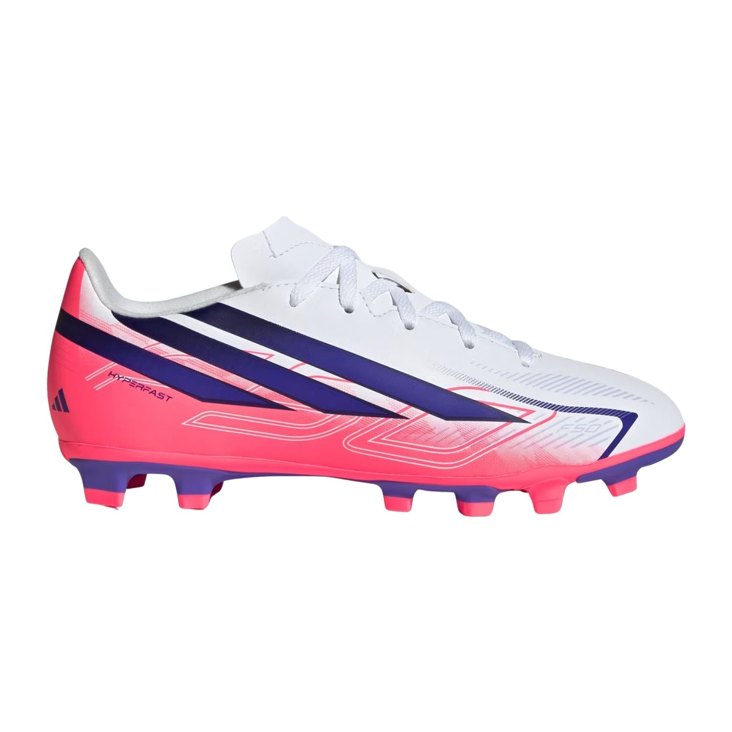 Adidas F50 Hyperfast Club FG/MG Voetbalschoenen JR 35