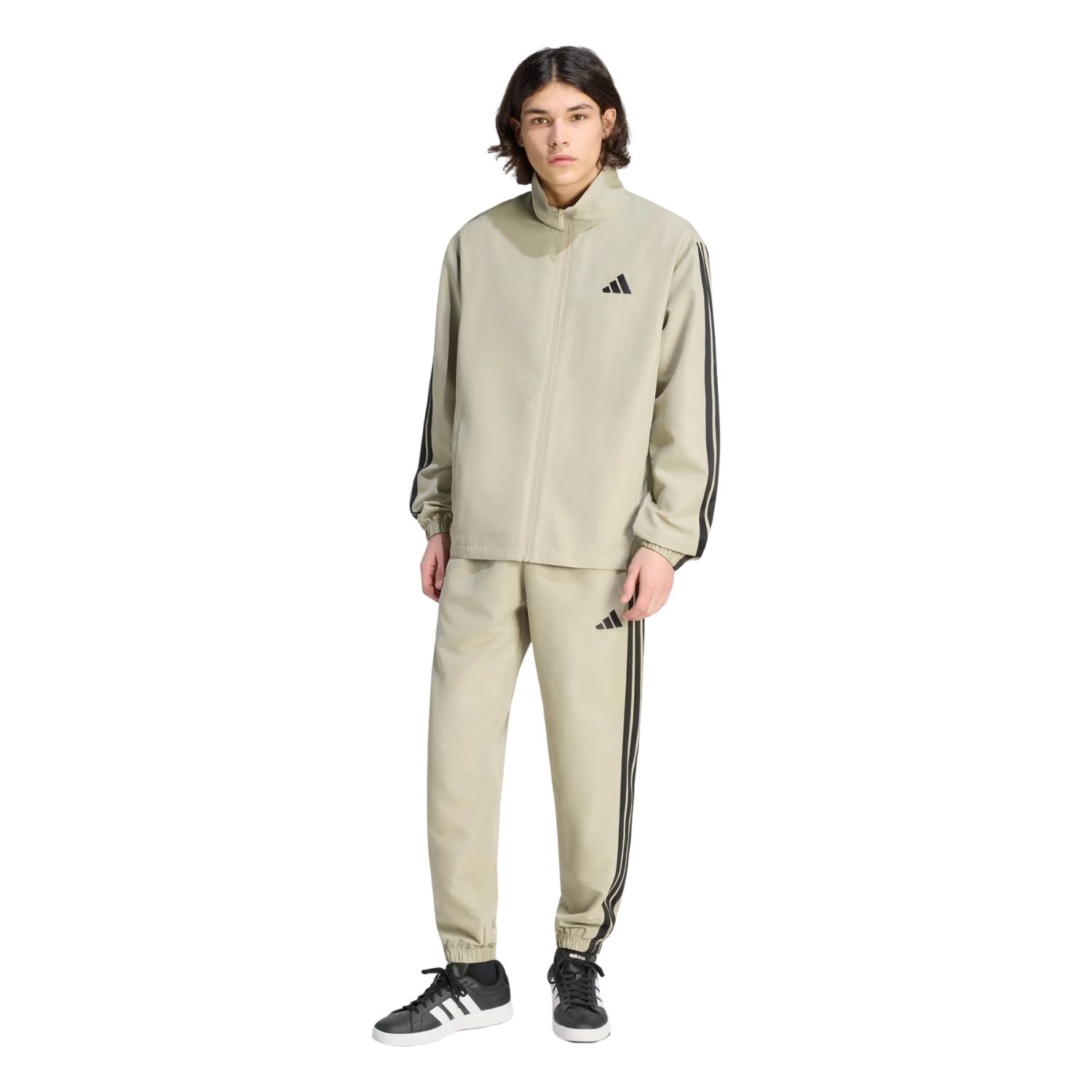 Adidas 3 Stripes Trainingspak heren Beige