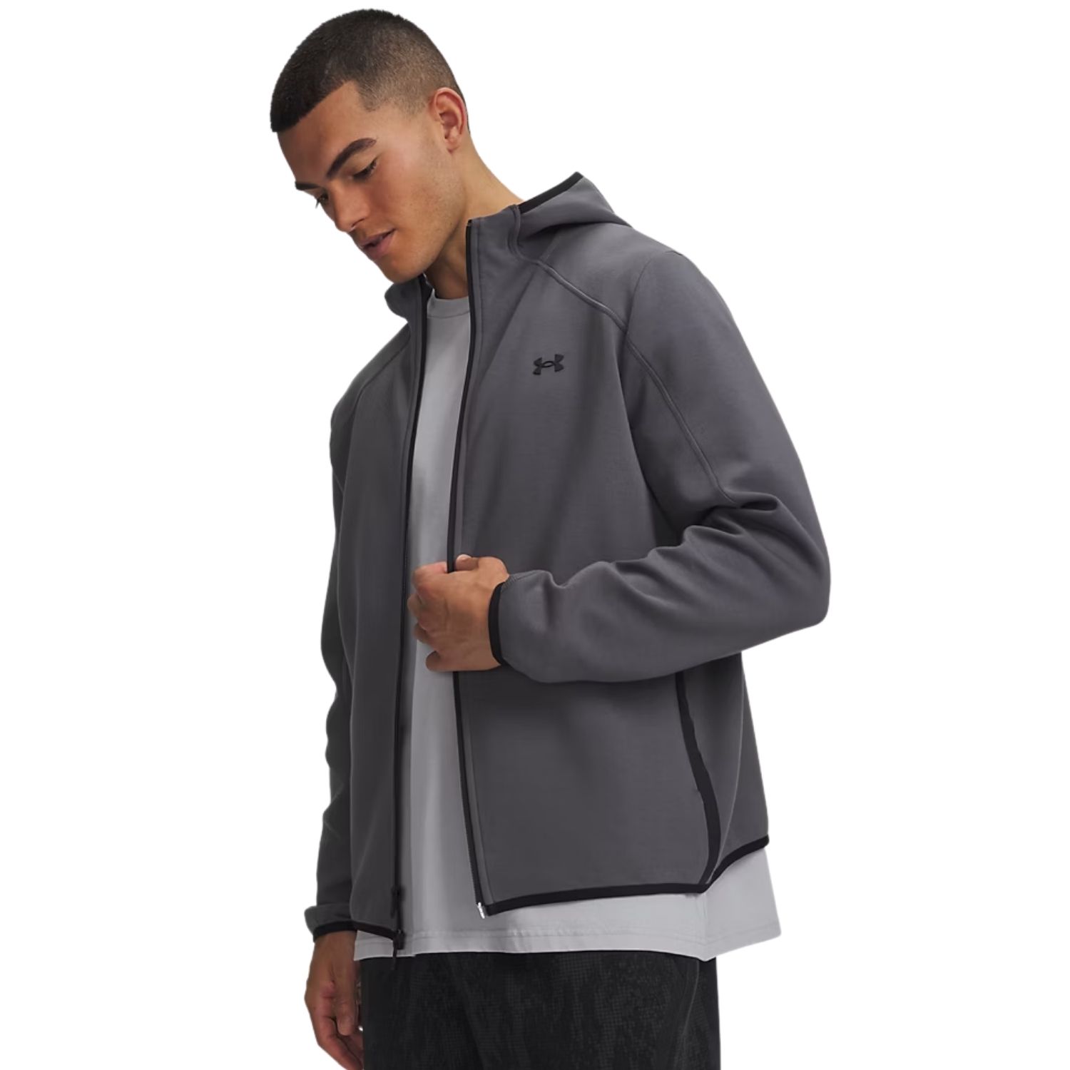 Under Armour Unstoppable Fleece Fleecevest heren Grijs