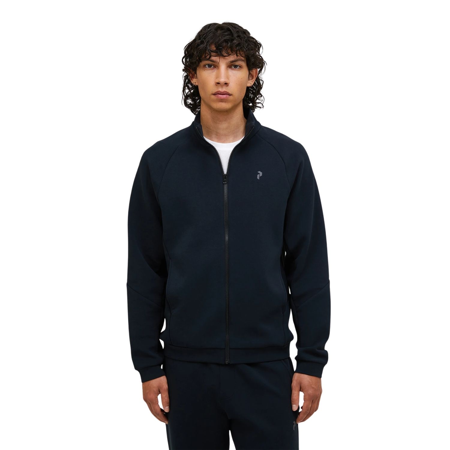 Peak Performance Sportstech Full Zip Fleecevest Heren Zwart Xl