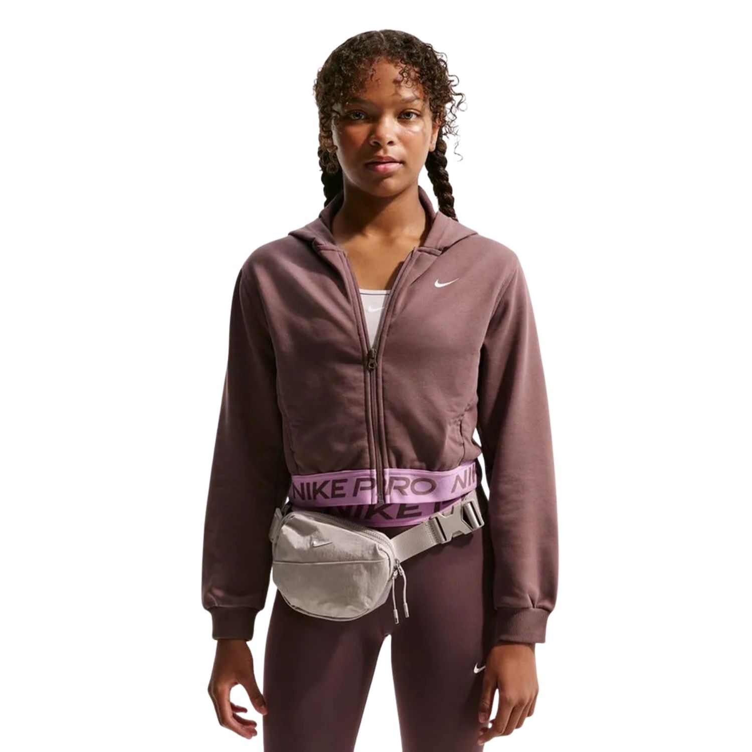 Nike Pro Fleece Sportvest Meisjes Rood