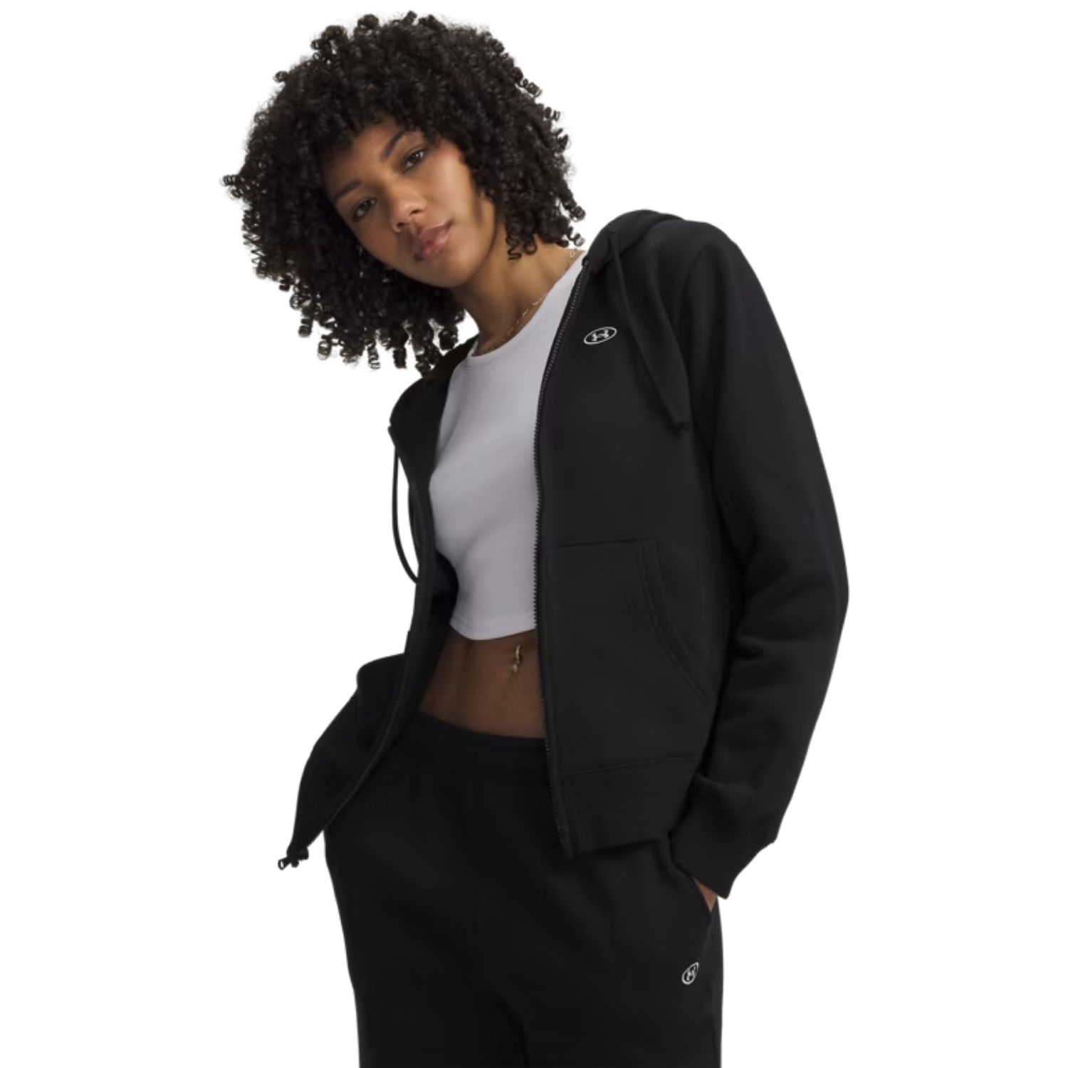 Under Armour Rival Fleece Sportvest Dames Zwart