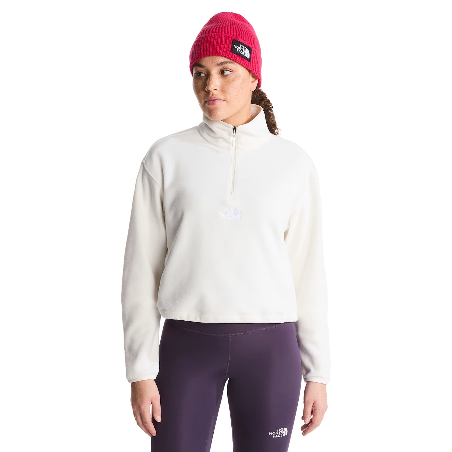 The North Face Novelty Logo Glacier 1/4 Zip Casual sweater dames XS/34