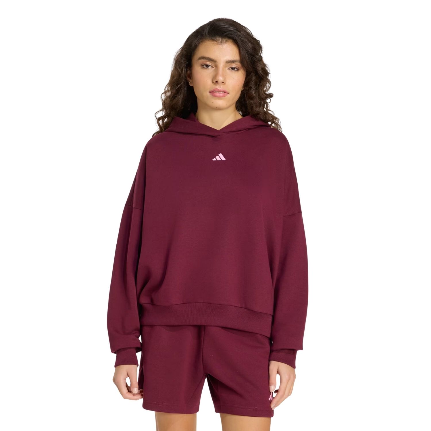 Adidas 3-Stripes Studio Casaul Sweater Dames Rood