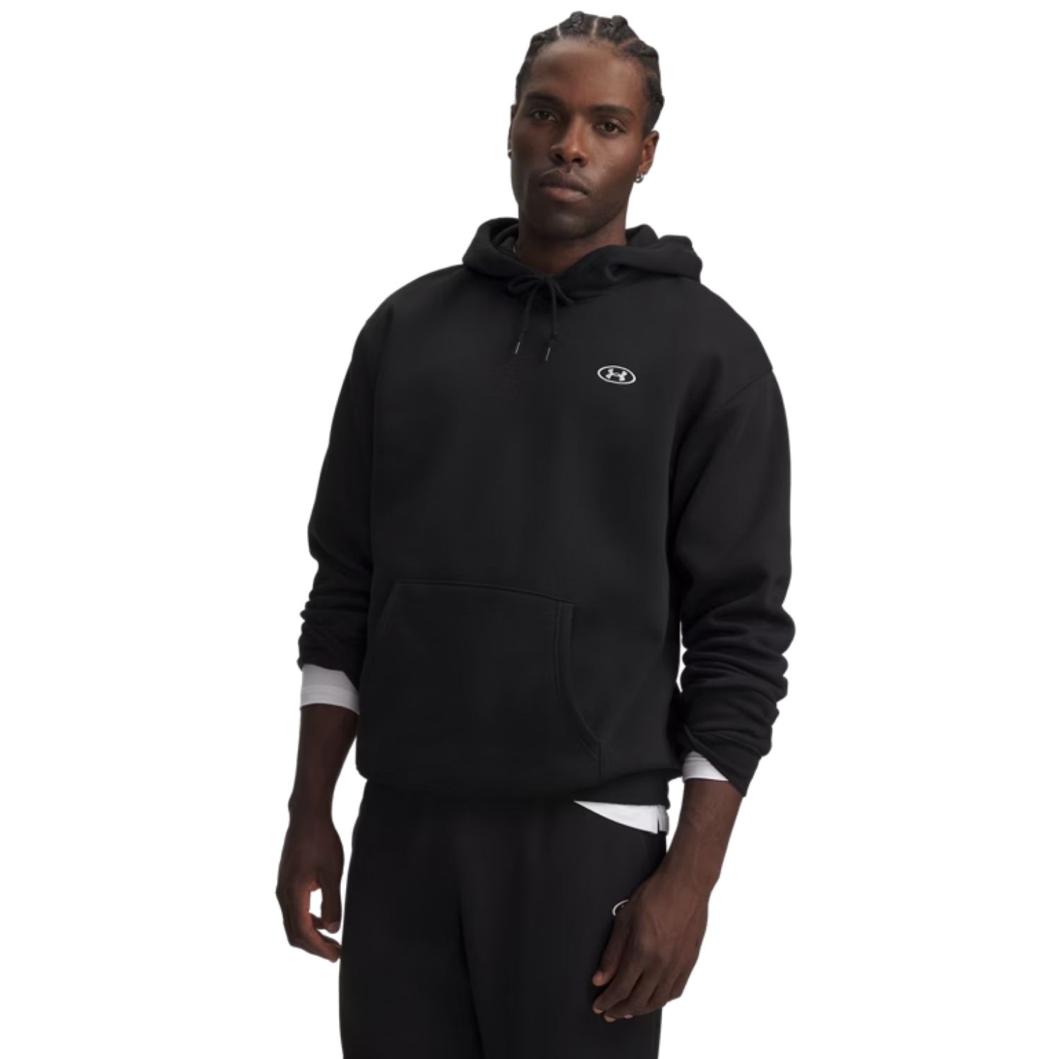 Under Armour Rival Fleece Sportsweater Heren Zwart