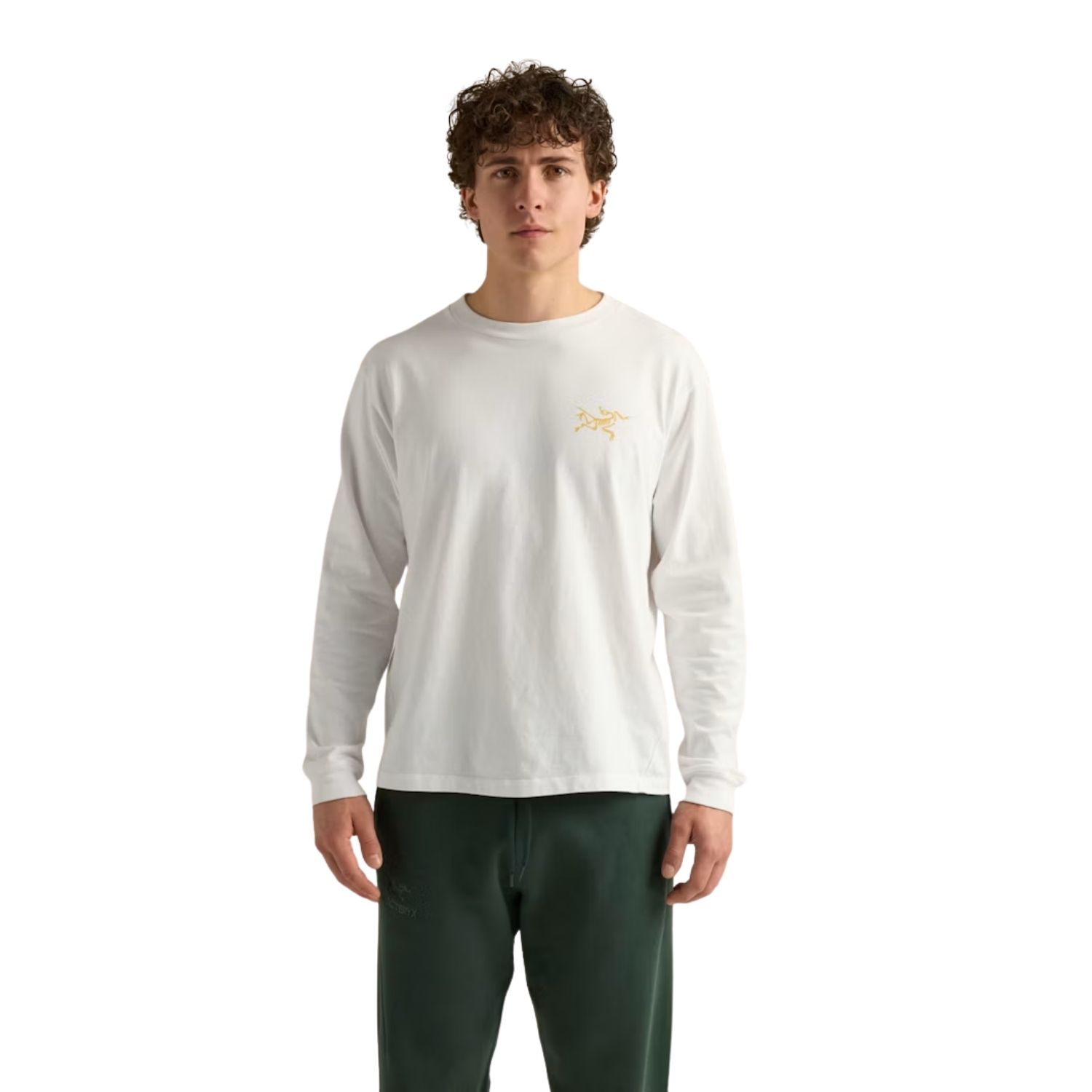 Arc&apos teryx Kragg Cotton LS Casual sweater heren Wit