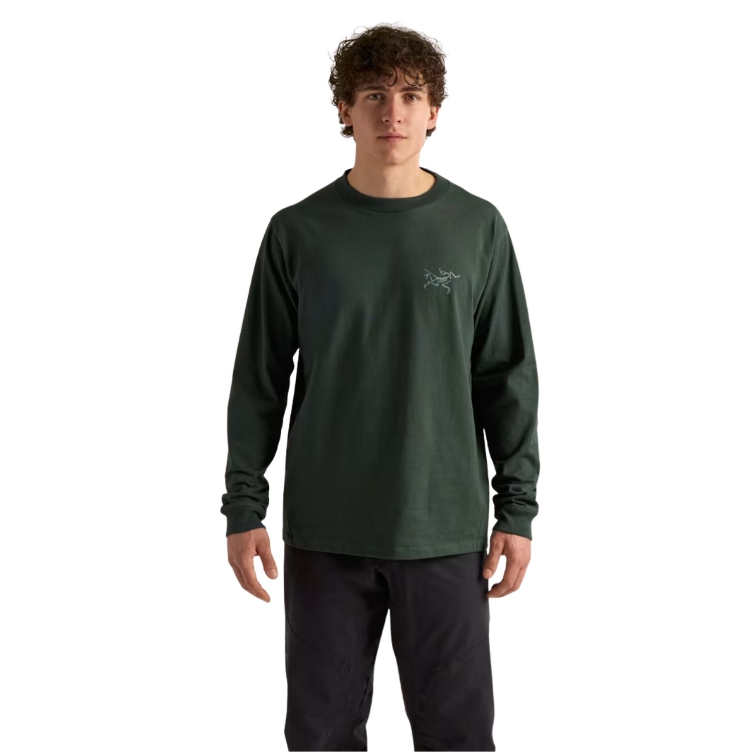 Arc&apos teryx Kragg Cotton LS Casual sweater heren Groen