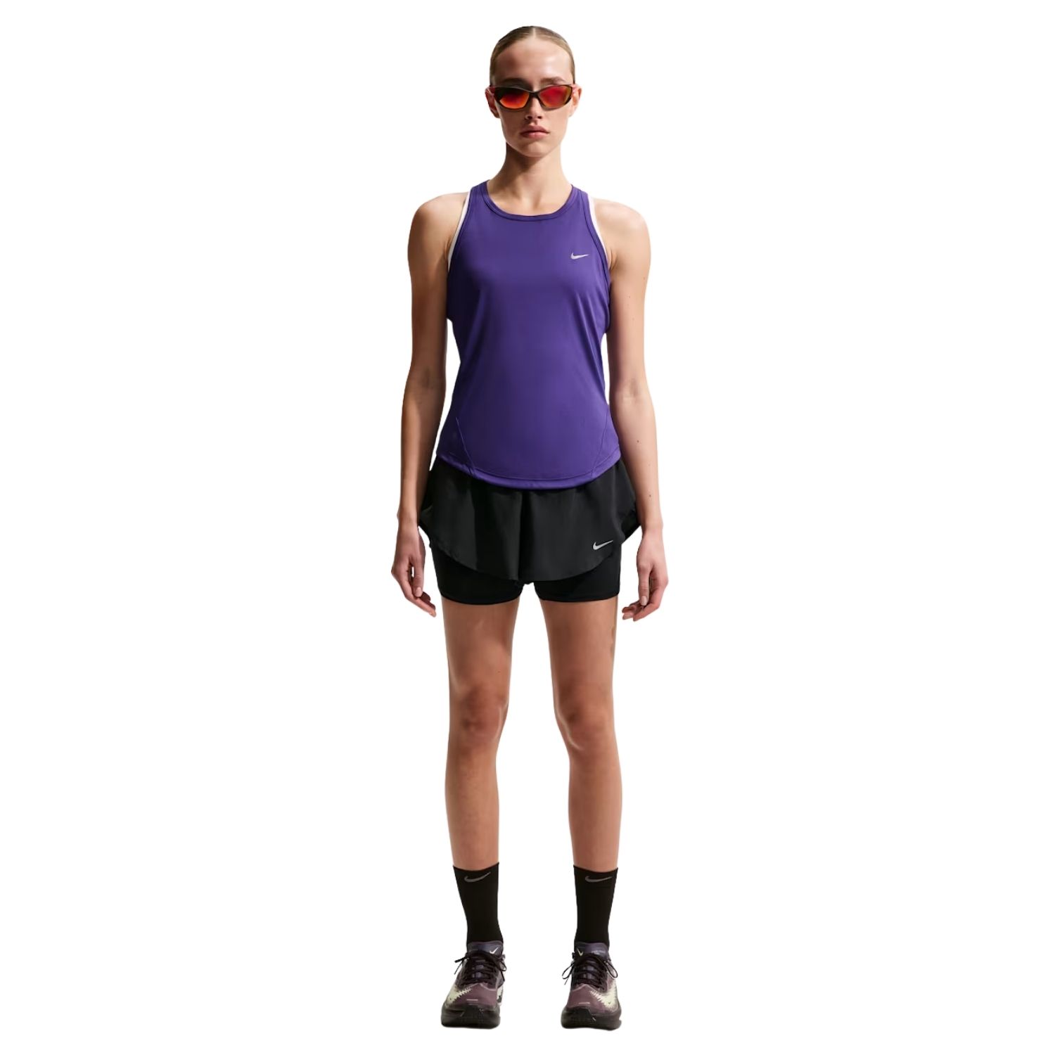 Nike One Korte tight dames Roze