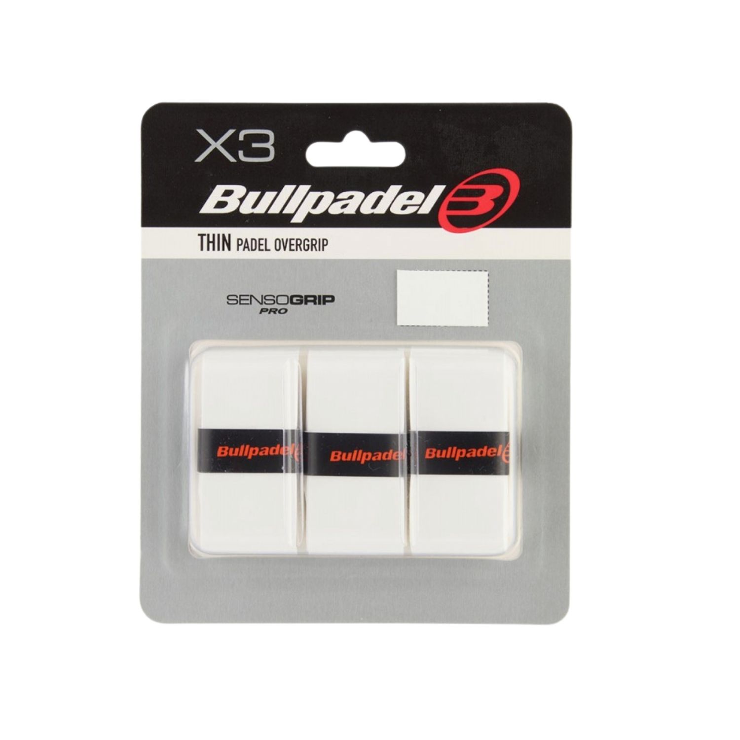 Bullpadel Bullpadel Overgrip Senso Tennis Grips Wit