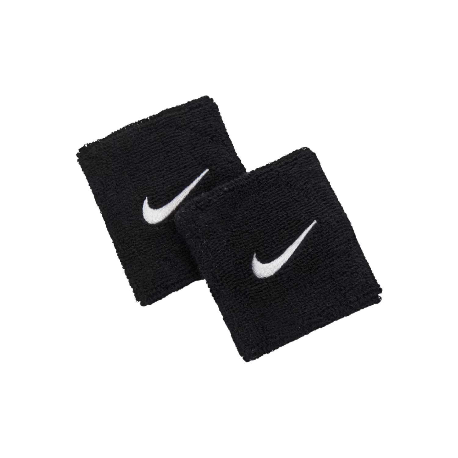 Nike Swoosh Classic 2-Pack Zweetbandjes pols Zwart