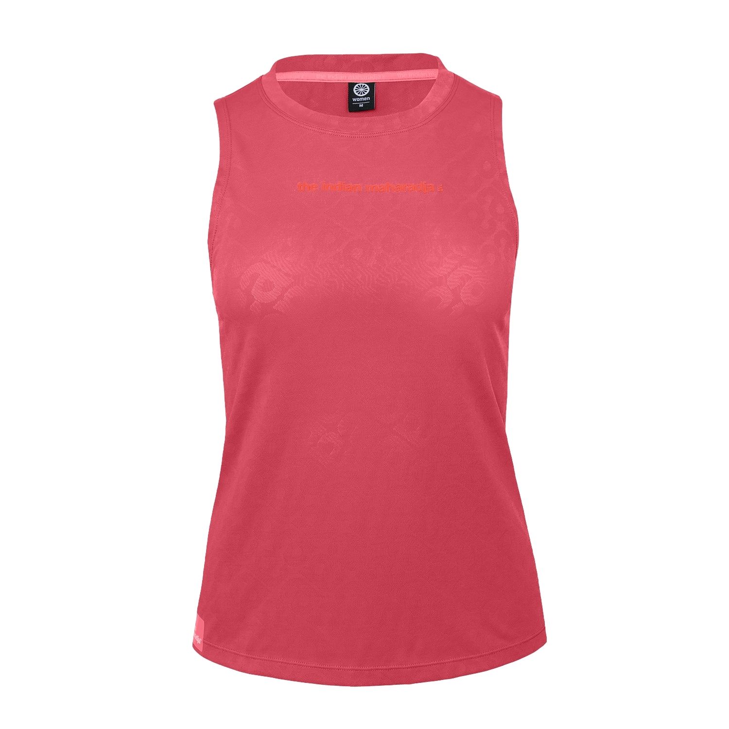 Indian Maharadja Sleeveless Jacquard Singlet Dames Roze