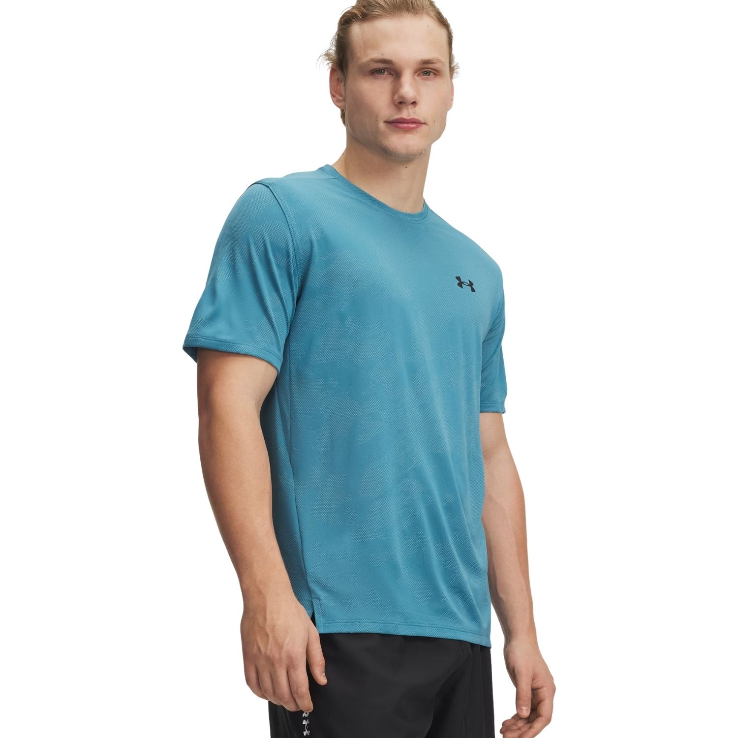 Under Armour Tech Vent Jacquard Sportshirt Heren Blauw