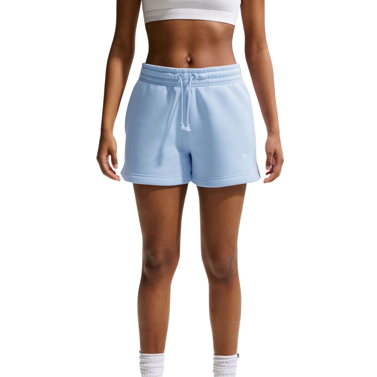 Nike Sportswear Phoenix Fleece Sportshort Dames Blauw