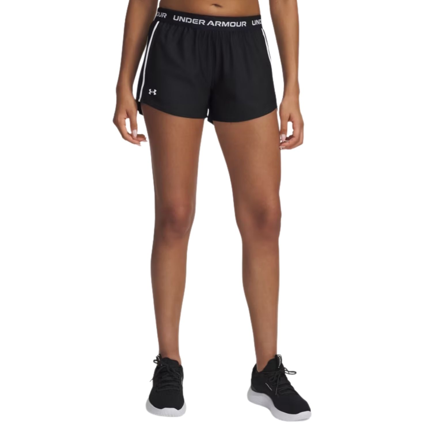 Under Armour Tech Play Up Sportshort Dames Zwart