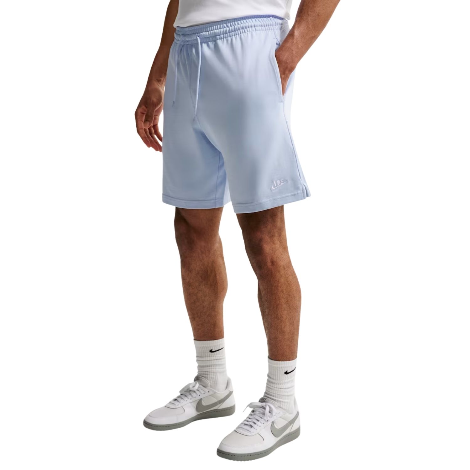 Nike Club Knit Sportshort Heren Blauw