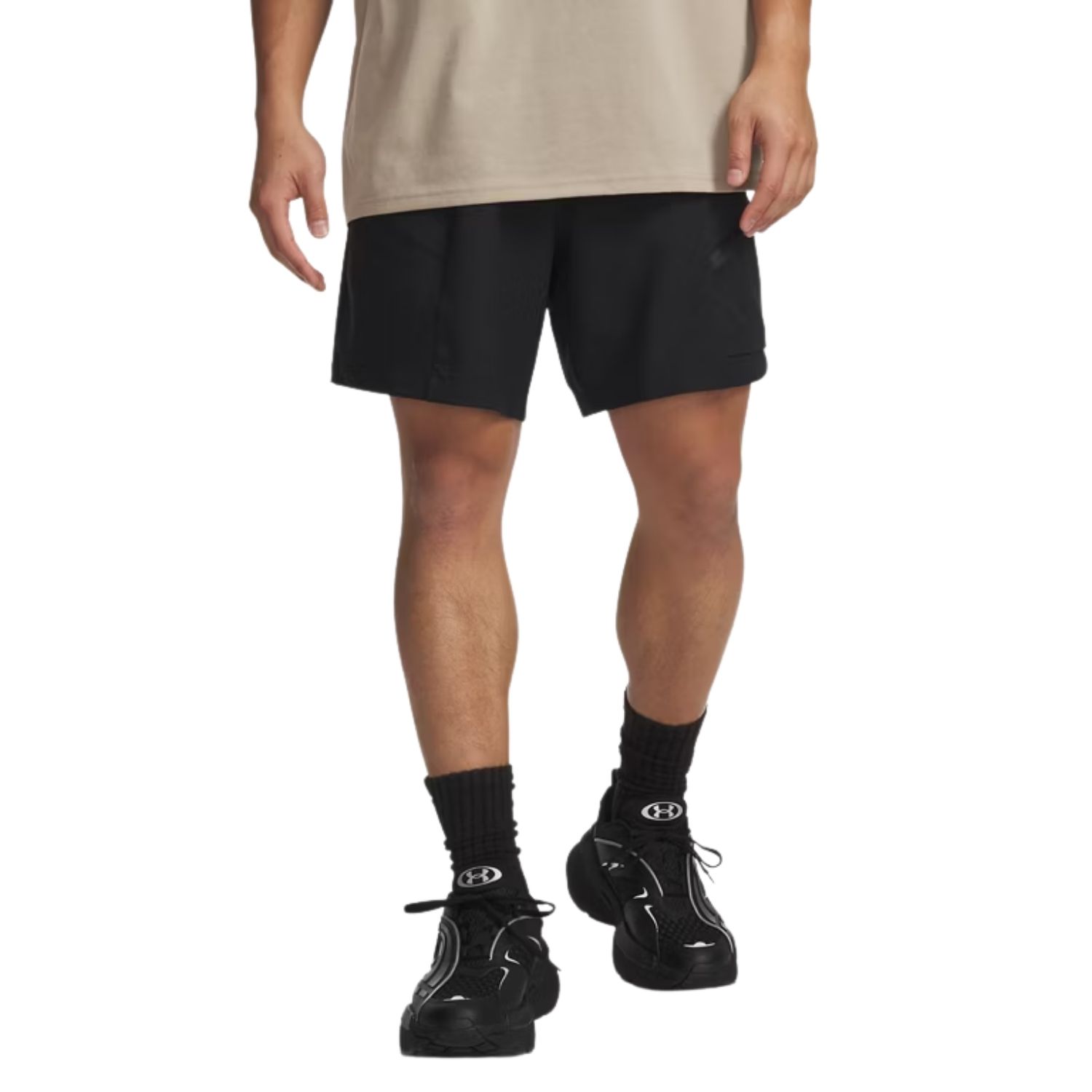 Under Armour Unstoppable Woven Sportshort Heren Zwart