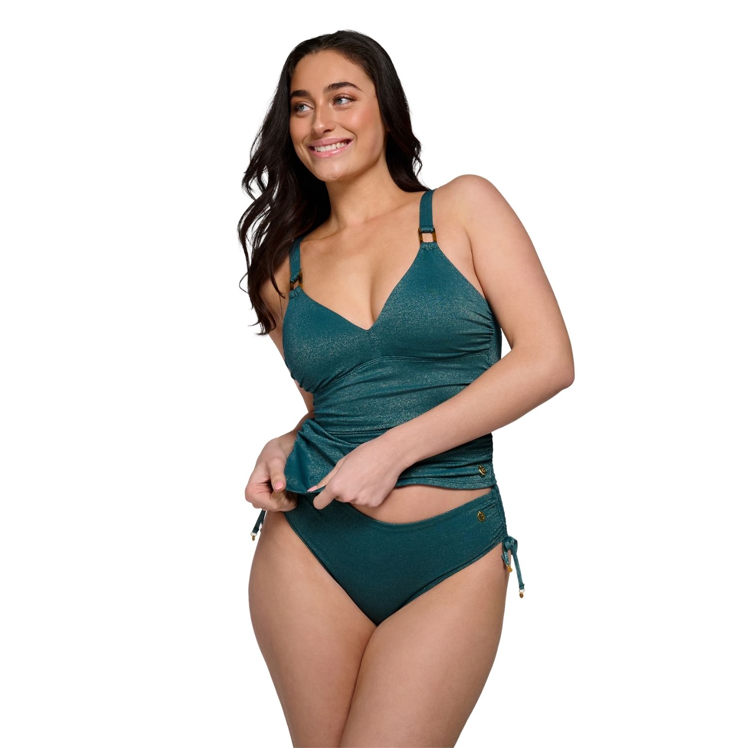 Ten Cate Midi Bow Bikini Slip dames Groen