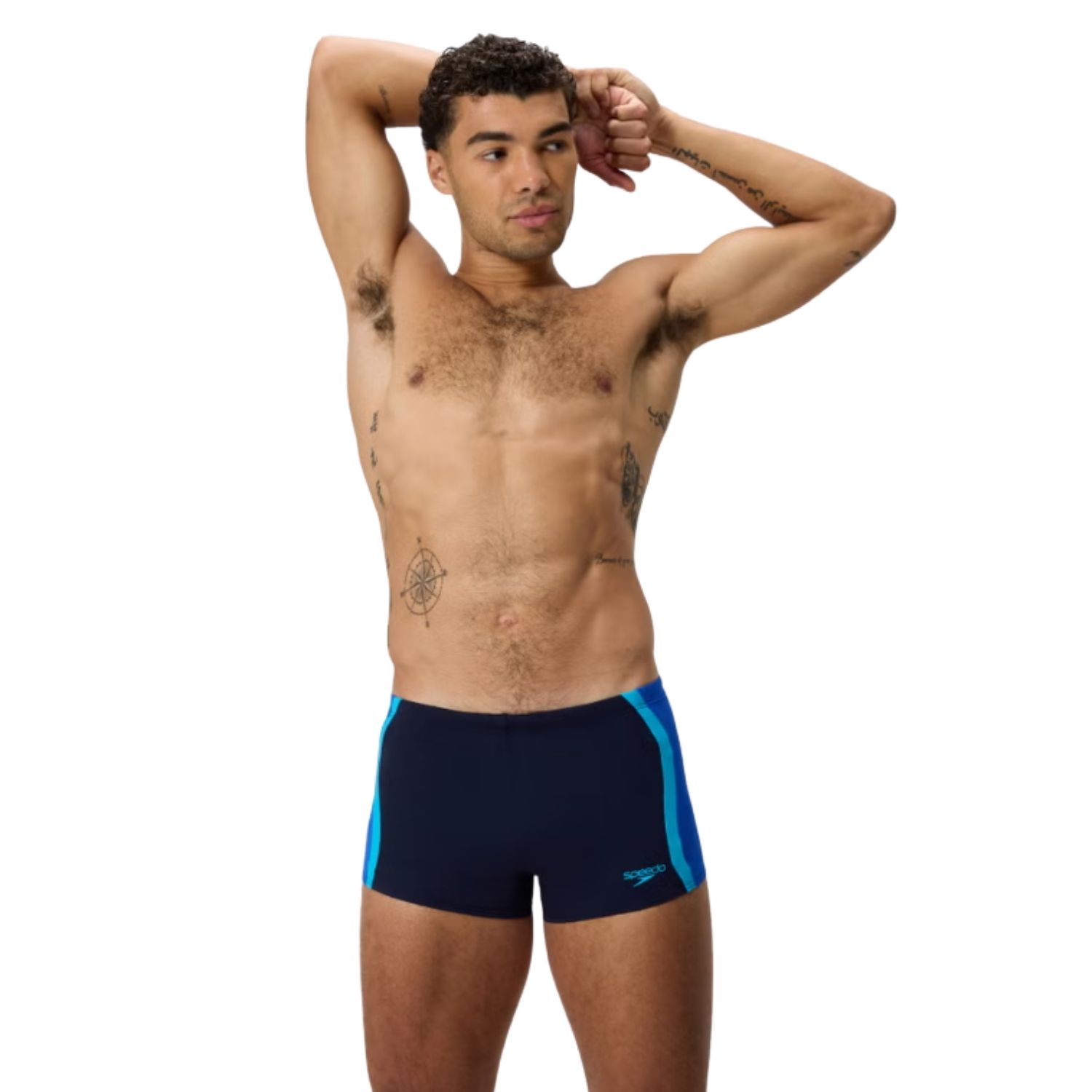Speedo Solid Splice Aqua Zwemboxer Heren Blauw