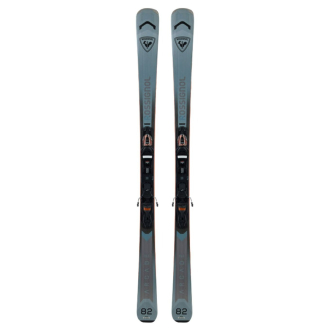 Rossignol Arcade 82 + Xpress 11 B83 All-mountain ski's Zilver