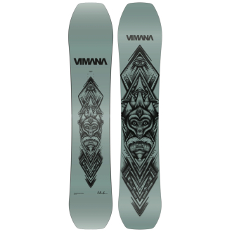 Vimana The Koski 22-23 All-mountain snowboard Groen