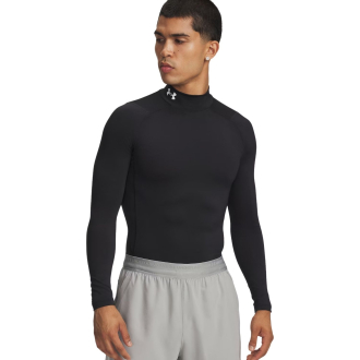Under Armour HeatGear Thermoshirt Heren Zwart