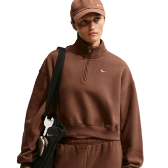 Nike Studio Fleece Medium Weight Sportsweater dames Bruin