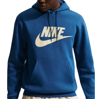 Nike Club GFX Pullover Casual Sweater Heren Blauw