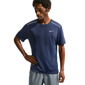 Nike Miler Hardloopshirt heren Donkerblauw