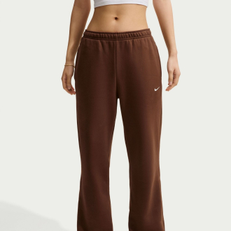 Nike Studio Fleece Medium Weight Joggingbroek dames Bruin