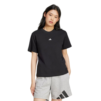 Adidas Essentials Small Logo Casual T-shirt dames Zwart