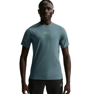 Nike Pro Sportshirt Heren Blauw