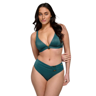 Ten Cate Triangle Buckle Push-Up Bikini Top dames Groen