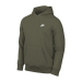 Nike Club Fleece Pullover Casual Sweater Heren Donkergroen